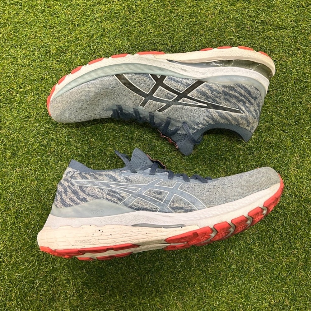 Asics Gel-Kayano 28 Platinum Mens Running Shoes Blue Grey 1012B128 Size 11‎